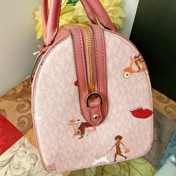 Michael Kors MK Jet Set Girls Travel Medium Duffle Bag + Wallet SET NWT - Picture 6 of 9